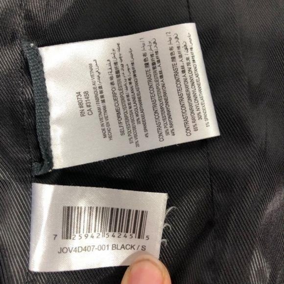 BCBGMaxazaria crop black tuxedo blazer jacket Smal - Picture 6 of 8